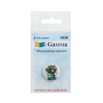 " Gamma" NEM Игольница- магнит в пакете с еврослотом №19 Цветы в кувшине — фото 2