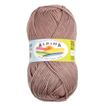 Пряжа ALPINA " TOMMY" 100% микнес 10 * 50г 130 м №009 серо- коричневый. Цена за упаковку 10 шт — фото 1