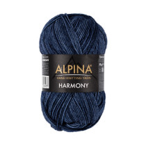 Пряжа ALPINA "HARMONY" 100% мериносовая шерсть 10 * 50г 175 м №06 синий. Цена за упаковку 10 шт — фото 1