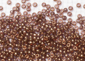 Бисер Япония MIYUKI Seed Beads 15/0 100г 1882 топаз золото блестящий — фото 1