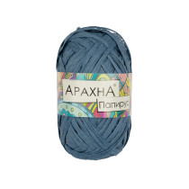 Пряжа ARACHNA " Papyrus" 100% целлюлоза 10 * 40 г ± 3 г 50 м №09 синий. Цена за упаковку 10 шт — фото 1