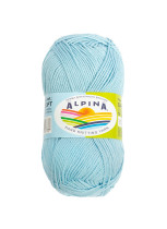 Пряжа ALPINA "BABY SUPER SOFT" 50% хлопок, 50% бамбук 10 * 50г 150 м №01 белый. Цена за упаковку 10 шт — фото 2