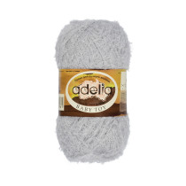 Пряжа ADELIA " BABY TOY" 100% нейлон 10 * 50г 255 м №04 св. серый. Цена за упаковку 10 шт — фото 1