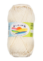 Пряжа ALPINA "ANABEL" 100% мерсеризованный хлопок 10 * 50г 120 м №006 бледно-розовый. Цена за упаковку 10 шт — фото 1