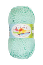 Пряжа ALPINA "ANABEL" 100% мерсеризованный хлопок 10 * 50г 120 м №137 св.бирюзовый. Цена за упаковку 10 шт — фото 1