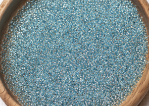 Бисер Япония MIYUKI Seed Beads 15/0 5г 0018 аква серебряная линия внутри — фото 6