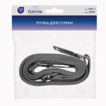 " Gamma" HA1- 1 Ручка для сумки, полиэстер 135 см 1 шт. №07 серый — фото 2