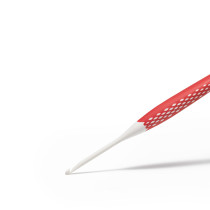 Для вязания " PRYM" 218485 крючок для вязания Ergonomics пластик d 4. 0 мм 16 см в картонной упаковке красный — фото 3