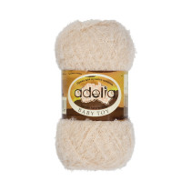 Пряжа ADELIA " BABY TOY" 100% нейлон 10 * 50г 255 м №02 св. бежевый. Цена за упаковку 10 шт — фото 1