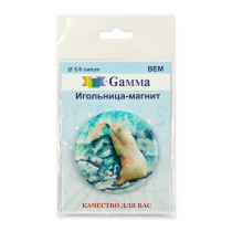 " Gamma" BEM Игольница- магнит в пакете с еврослотом №06 Полярные мишки — фото 1