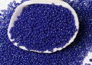 Бисер Япония MIYUKI Seed Beads 15/0 5г 1945 кобальт непрозрачный блестящий — фото 3