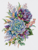 Набор для вышивания "PANNA" C-7145 "Суккуленты" — фото 1