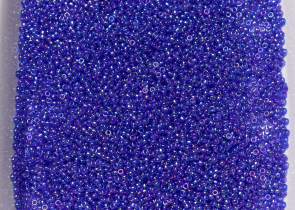 Бисер Япония MIYUKI Seed Beads 15/0 100г 0177 кобальт прозрачный радужный — фото 4