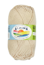 Пряжа ALPINA " MISTY" 70% хлопок, 30% шерсть 10 * 50г 105 м №18 св. бежевый. Цена за упаковку 10 шт — фото 1