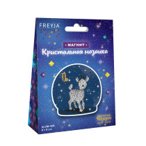 Кристальная ( алмазная) мозаика  " ФРЕЯ" ALVM- 069 магнит " Знаки зодиака. Козерог" 9 х 9 см — фото 2