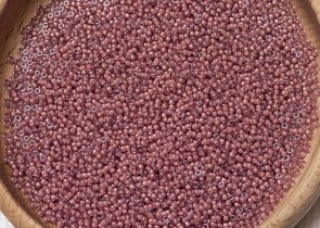 Бисер Япония MIYUKI Seed Beads 15/0 100г 0364 ягода блестящий с цветной линией — фото 5