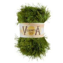 Пряжа VISANTIA " TRAFKA SALUT" 80% полиэстер, 20% люрекс 5 * 200 г 90 м №0065 БЕЛЫЙ с люрексом под серебро. Цена за упаковку 5 шт — фото 2