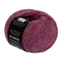 Пряжа ALPINA " ICE DROPS" 58% альпака, 14% шерсть, 28% полиамид 50 г 150 м №11 сливовый. Цена за упаковку 10 шт — фото 1