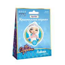 Кристальная ( алмазная) мозаика  " ФРЕЯ" TSR- 043 магнит " Аленка" 8 х 9. 5 см — фото 2