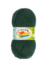 Пряжа ALPINA " ROLAND" 100% альпака 4 * 50г 200 м №35 серо- зеленый. Цена за упаковку 4 шт — фото 1