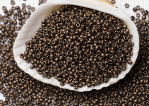 Бисер Япония MIYUKI Seed Beads 15/0 100г 2006 бронзовый матовый металлизированный — фото 3