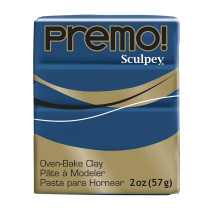 " Sculpey" Premo полимерная глина PE02 57 г 5050 темно- синий — фото 1