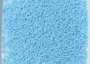 Бисер Япония MIYUKI Seed Beads 15/0 5г 0413 бирюзовый синий непрозрачный — фото 4