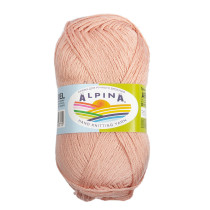 Пряжа ALPINA "ARIEL" 98% акрил, 2% пайетки 10 * 50г 150 м 06 розово-бежевый. Цена за упаковку 10 шт — фото 1