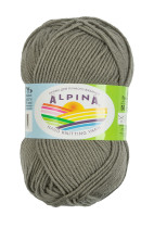 Пряжа ALPINA " MISTY" 70% хлопок, 30% шерсть 10 * 50г 105 м №15 серый. Цена за упаковку 10 шт — фото 1