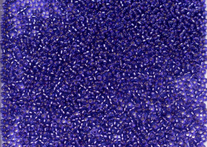 Бисер Япония MIYUKI Seed Beads 15/0 100г 1446 окрашенный красный фиолетовый серебряная линия внутри — фото 4