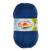 Пряжа ALPINA " NANA" 70% хлопок, 30% полиамид 10 * 50г 105 м №23 синий. Цена за упаковку 10 шт — фото 1