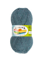 Пряжа ALPINA " ROLAND" 100% альпака 4 * 50г 200 м №34 т. голубой. Цена за упаковку 4 шт — фото 1