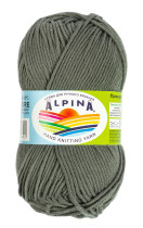Пряжа ALPINA " NATURE" 100% хлопок 10 * 50г 105 м №004 хаки. Цена за упаковку 10 шт — фото 1