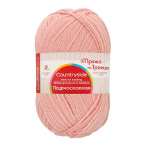 Пряжа из Троицка " Подмосковная" 50% шерсть, 50% акрил 10 * 100 г 250 м №1225 Пыльная роза. Цена за упаковку 10 шт — фото 1