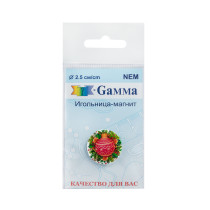 " Gamma" NEM Игольница- магнит в пакете с еврослотом №43 Новогодняя игрушка — фото 2