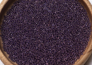 Бисер Япония MIYUKI Seed Beads 15/0 5г 1884 фиолетовое золото блестящий — фото 5