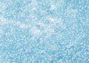 Бисер Япония MIYUKI Seed Beads 15/0 5г 0278 кристалл радужный аква-линия внутри — фото 1