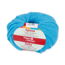 Пряжа из Троицка " Кроха" 80% акрил, 20% шерсть 10 * 50г 135 м №029 розовая сирень. Цена за упаковку 10 шт — фото 2