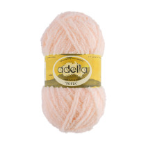 Пряжа ADELIA " SOFIA" 100% полиэстер 10 * 50г 90 м №36 персиковый. Цена за упаковку 10 шт — фото 1