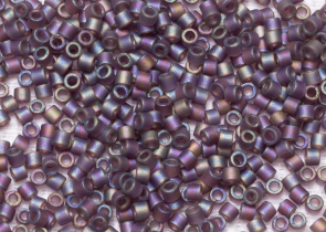 Бисер Япония MIYUKI Delica  10/0 5 г DBM-0869 прозрачный лиловый радужный матовый — фото 1