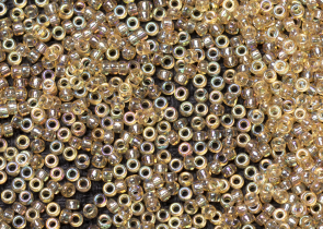Бисер Япония MIYUKI Seed Beads 15/0 5г 0251 светло-топаз прозрачный радужный — фото 2