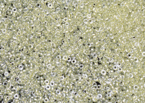 Бисер Япония MIYUKI Seed Beads 15/0 100г 1527 кристалл игристый сельдерей линия внутри — фото 2