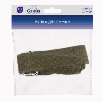 " Gamma" HA1- 1 Ручка для сумки, полиэстер 135 см 1 шт. №09 хаки — фото 2