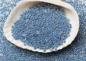 Бисер Япония MIYUKI Seed Beads 15/0 100г 0545 небесно-голубой цейлон — фото 3