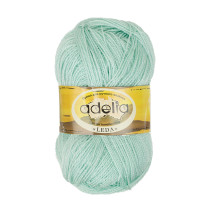 Пряжа ADELIA " LEDA" 99% акрил, 1% люрекс 5 * 100 г 340 м №203 мятный. Цена за упаковку 5 шт — фото 1