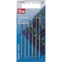 Иглы для шитья ручные " PRYM" 124662 для штопки короткие №5/ 0- 1/ 0 в блистере 6 шт. .  — фото 1