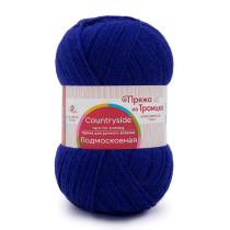 Пряжа из Троицка " Подмосковная" 50% шерсть, 50% акрил 10 * 100 г 250 м №026 василек. Цена за упаковку 10 шт — фото 1
