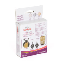 " Sculpey" Liquid Sculpey Multipack декоративный гель ALS 90 мл MET1 Metallic — фото 2