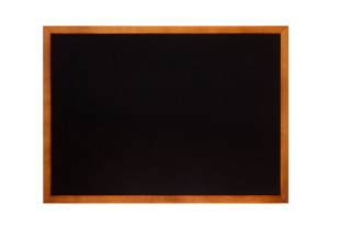 " Expert Complete" Classic Доска меловая немагнитная, черная, в деревянной раме ECMC- 2130 A4 21х30 см ( в полиэтиленовой пленке ) .  — фото 1