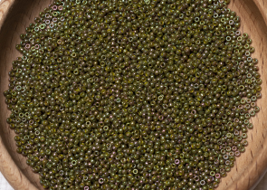 Бисер Япония MIYUKI Seed Beads 15/0 5г 1897 золотая оливка непрозрачный блестящий — фото 5